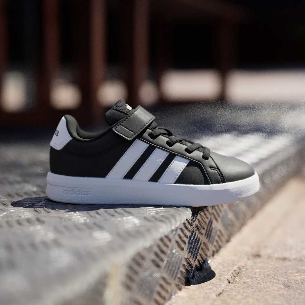 Adidas Grand Court 3.0 El C Çocuk Siyah Spor Ayakkabı HP3533 - 2