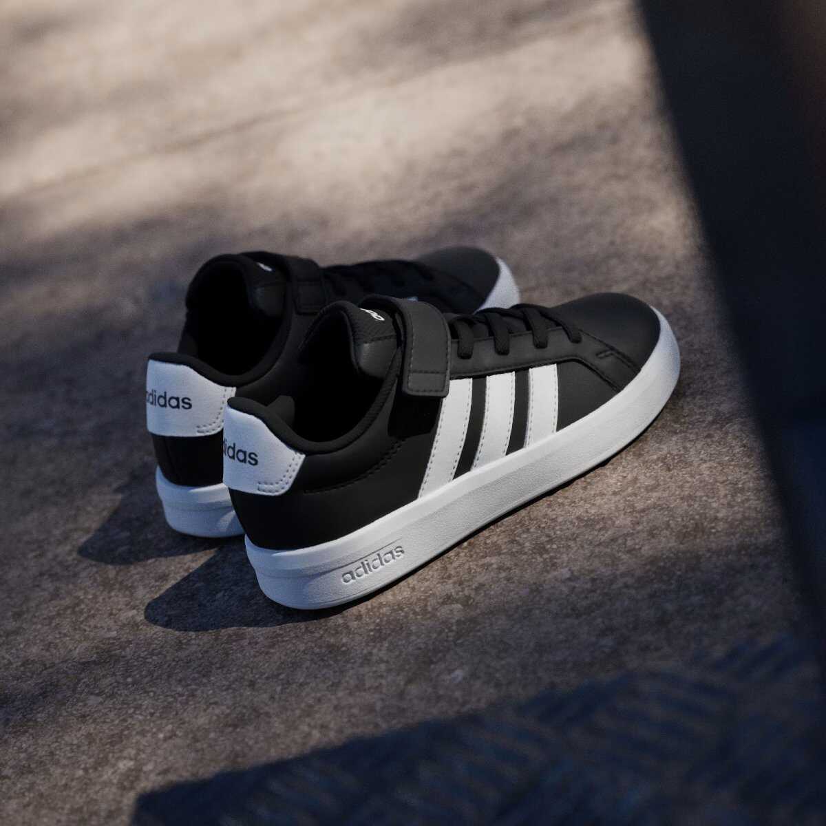 Adidas Grand Court 3.0 El C Çocuk Siyah Spor Ayakkabı HP3533 - 5