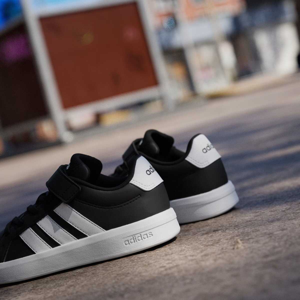 Adidas Grand Court 3.0 El C Çocuk Siyah Spor Ayakkabı HP3533 - 8