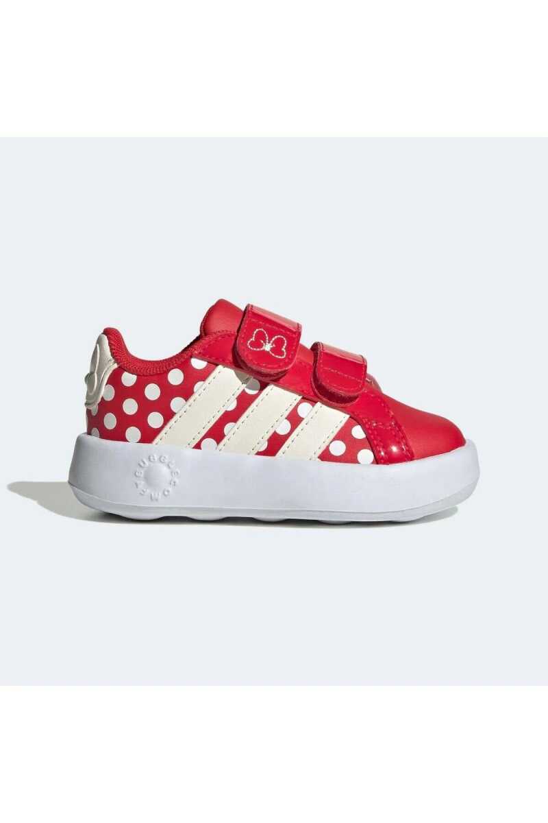 Adidas Grand Court Mınnıe Cf I Çocuk Kırmızı Spor Ayakkabı KI9184 - 1