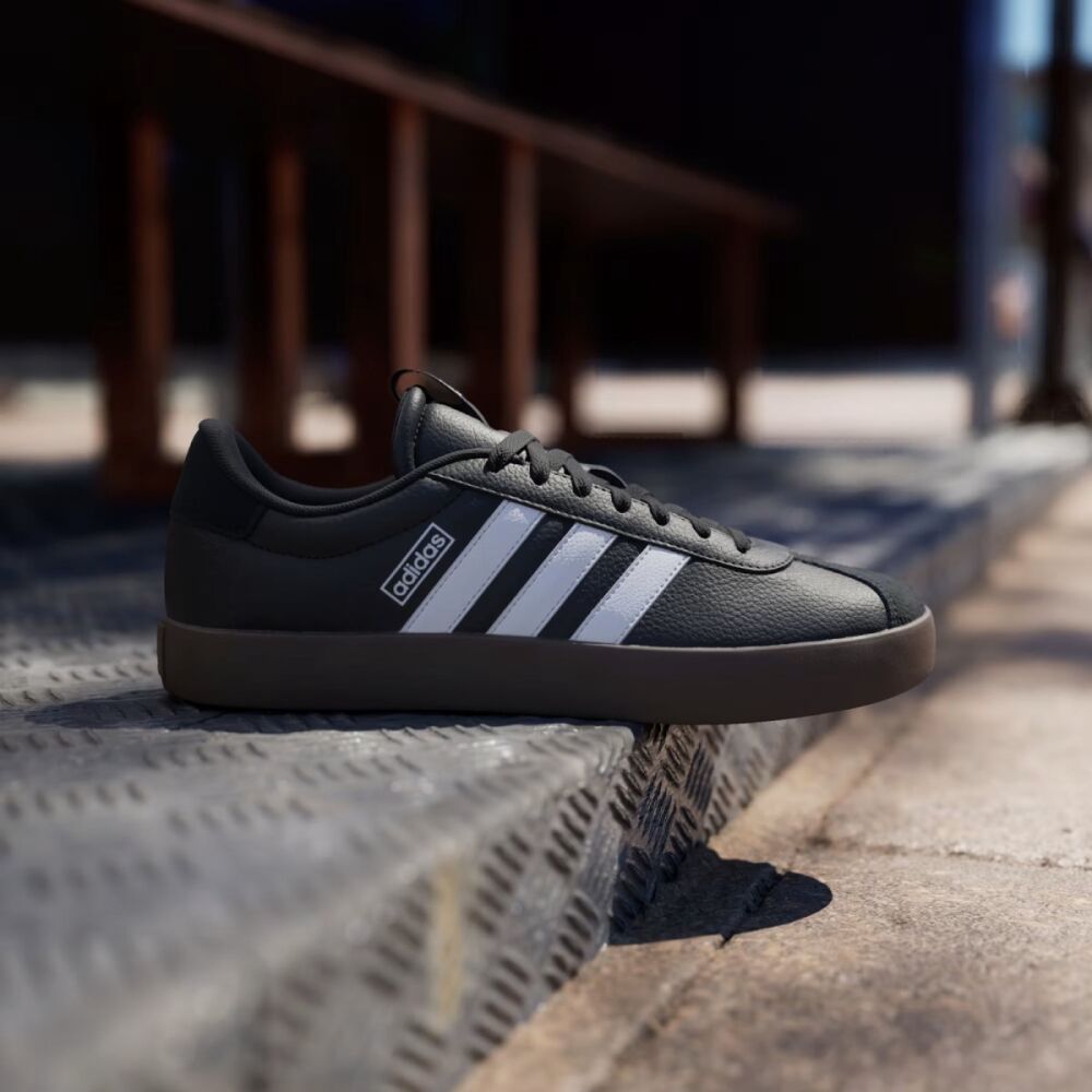 Adidas Vl Court 3.0 Erkek Siyah Spor Ayakkabı ID6286 (1)