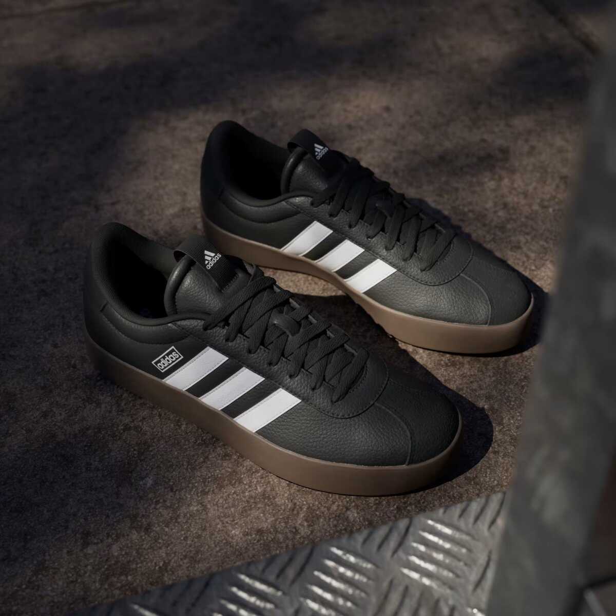Adidas Vl Court 3.0 Erkek Siyah Spor Ayakkabı ID6286 - 4