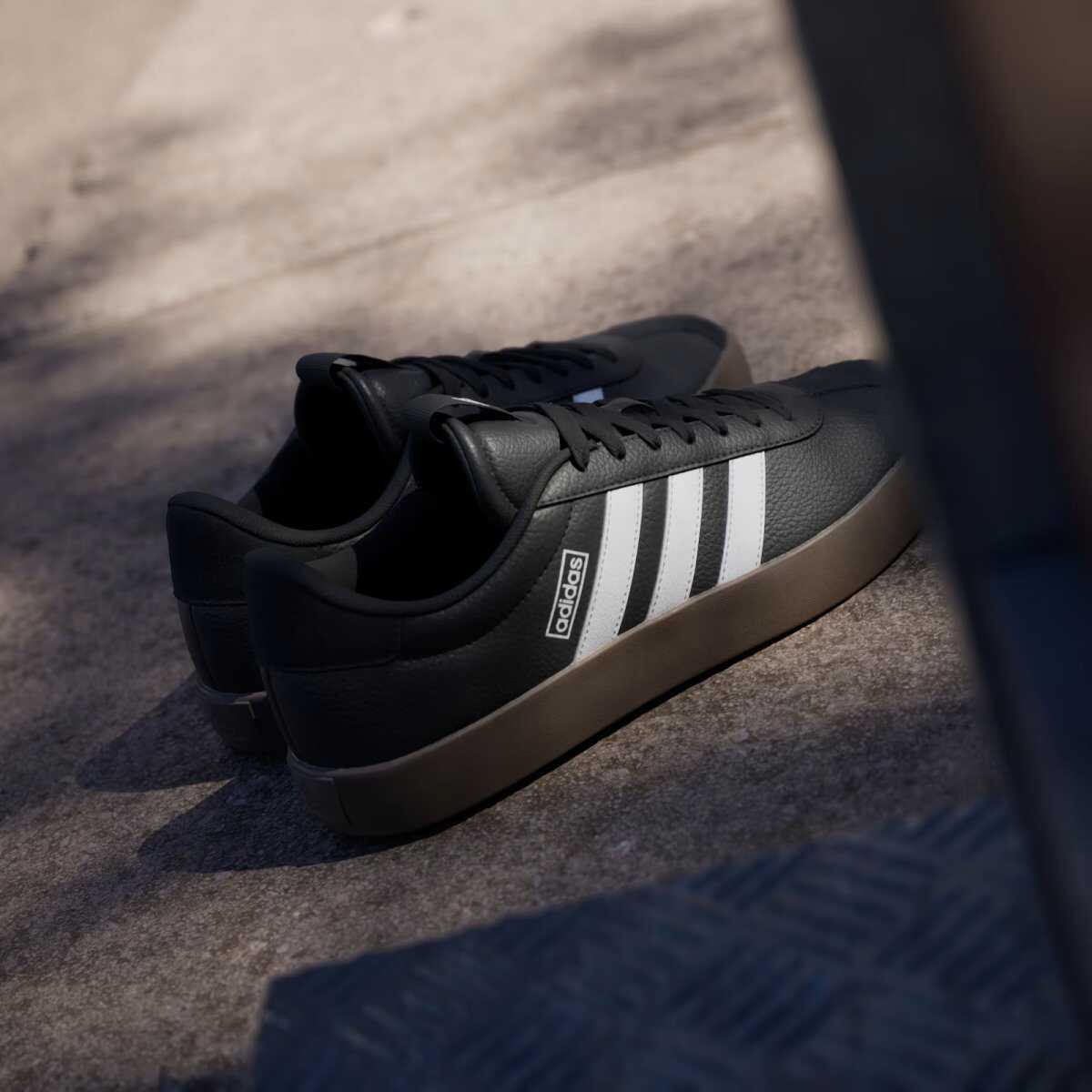 Adidas Vl Court 3.0 Erkek Siyah Spor Ayakkabı ID6286 - 5