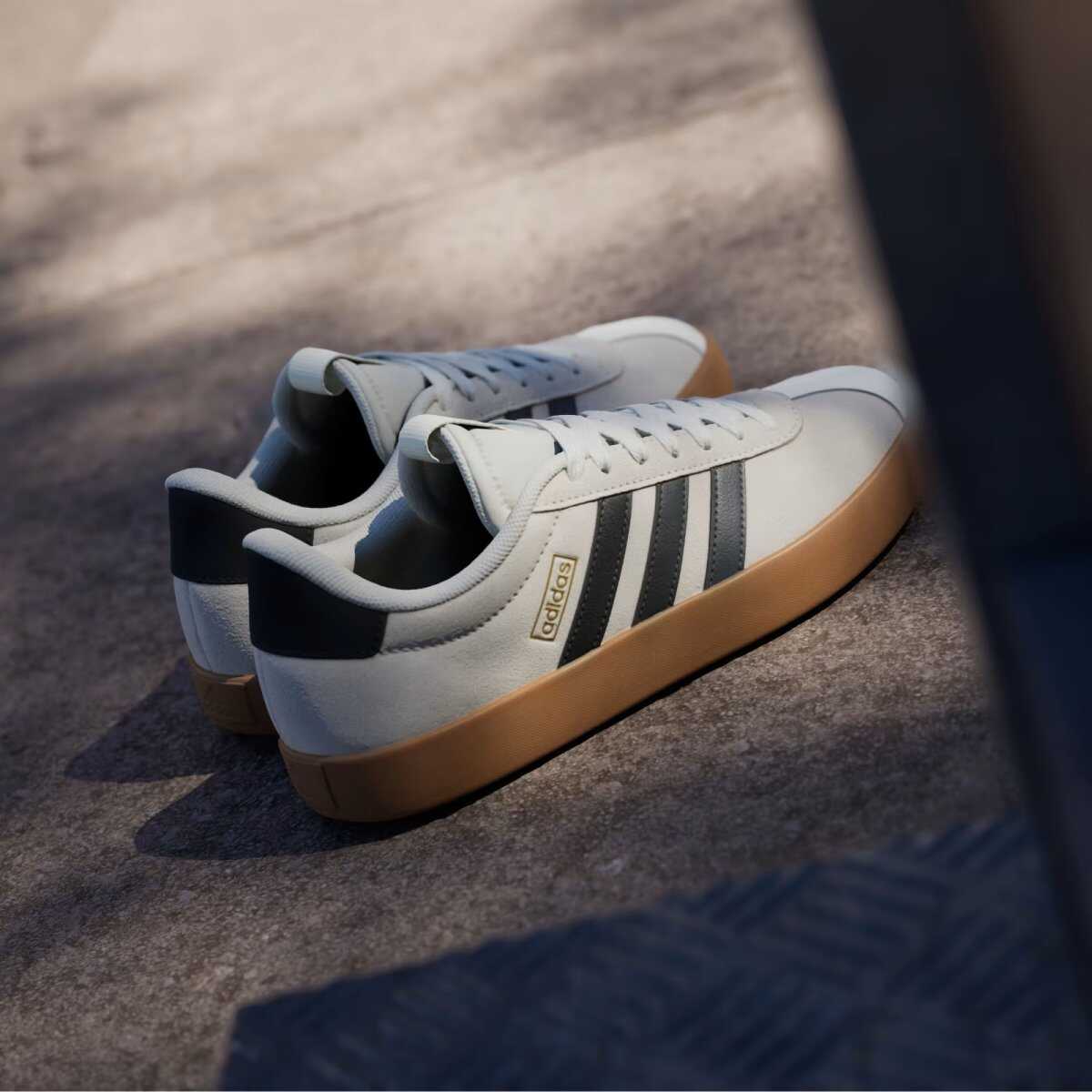 Adidas Vl Court 3.0 Kadın Bej Spor Ayakkabı JP5351 - 5