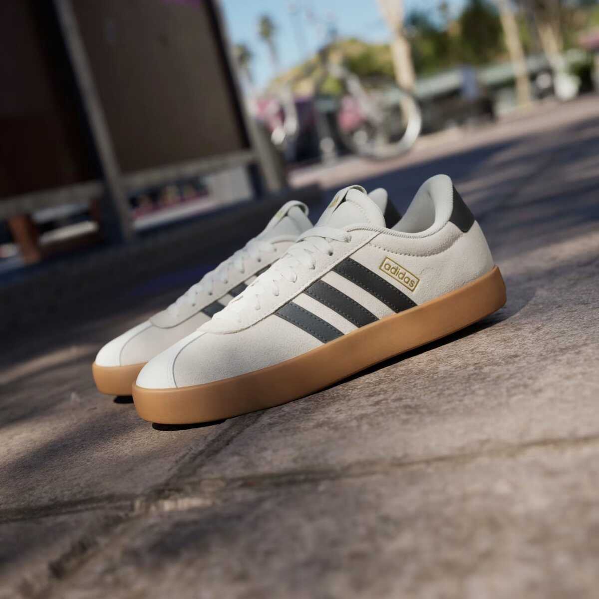 Adidas Vl Court 3.0 Kadın Bej Spor Ayakkabı JP5351 - 7