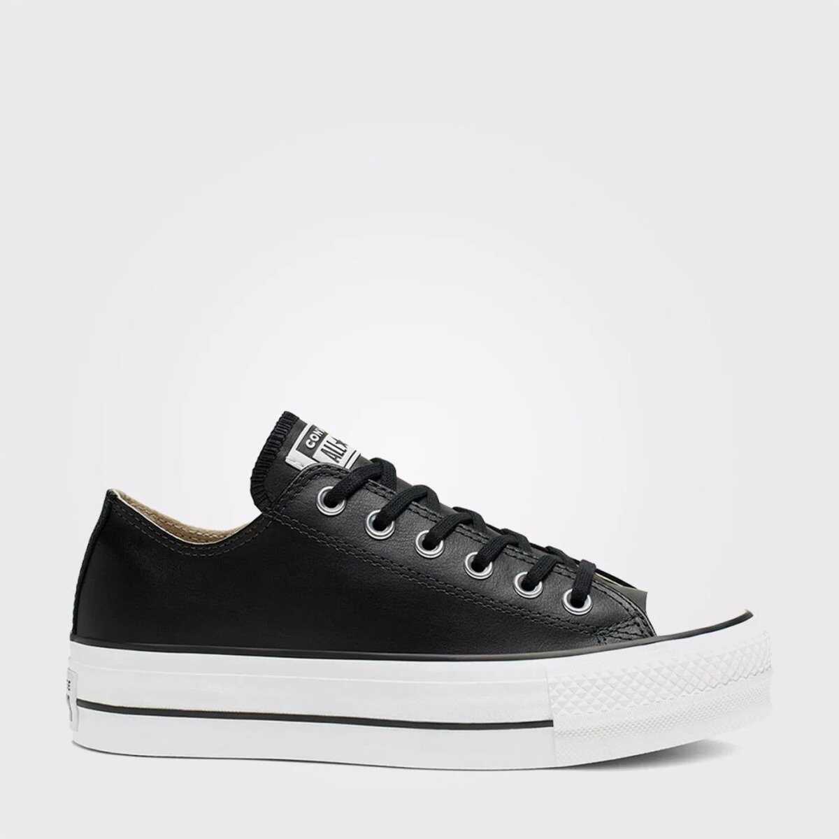 Converse Chuck Taylor All Star Lift Unisex Siyah Deri Platform Sneaker 561681C - 2