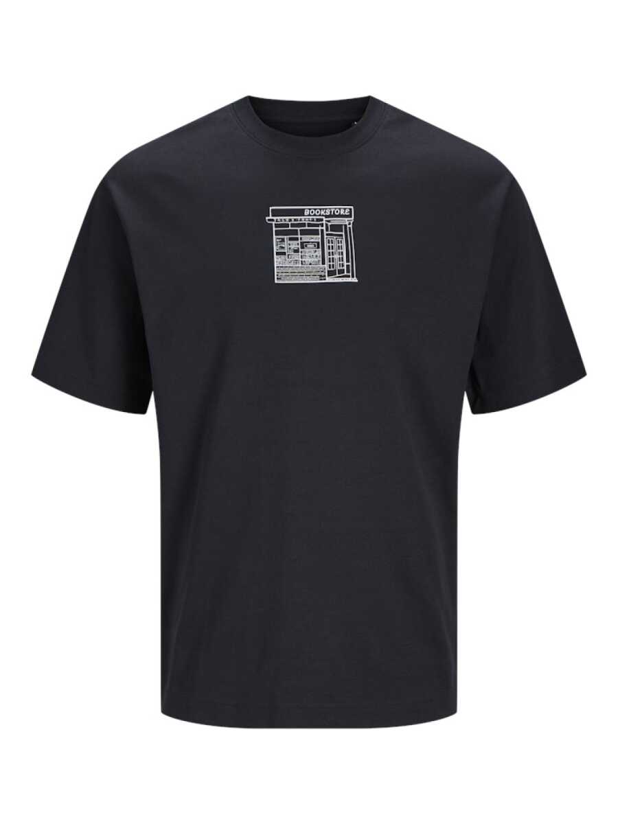 Jack Jone Bladoodle Wıde Fit Erkek Tişört 12279331 - 1