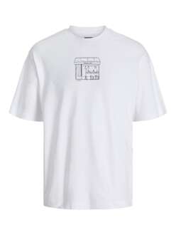 Jack Jone Bladoodle Wıde Fit Erkek Tişört 12279331