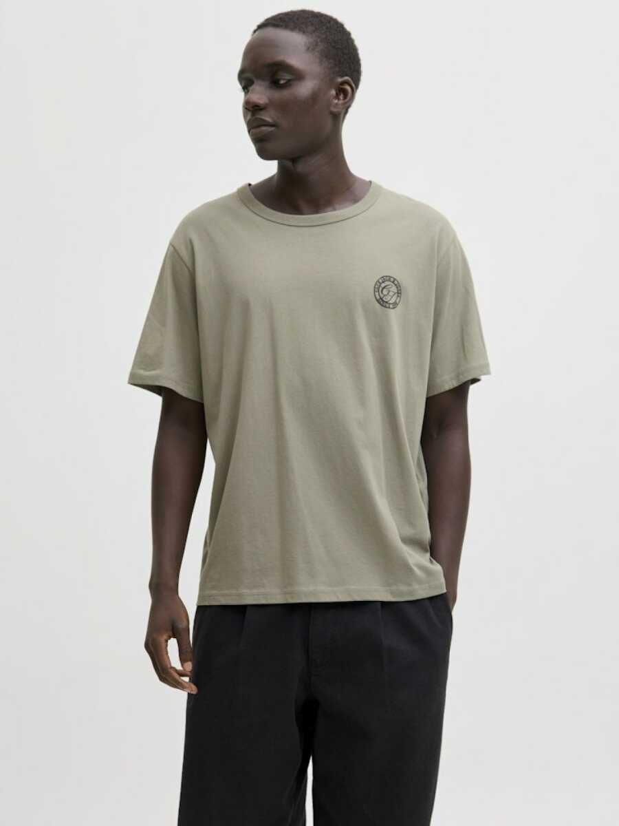 Jack Jones Allıan Relax Fit Bisiklet Yaka Erkek Tişört 12288107 - 1