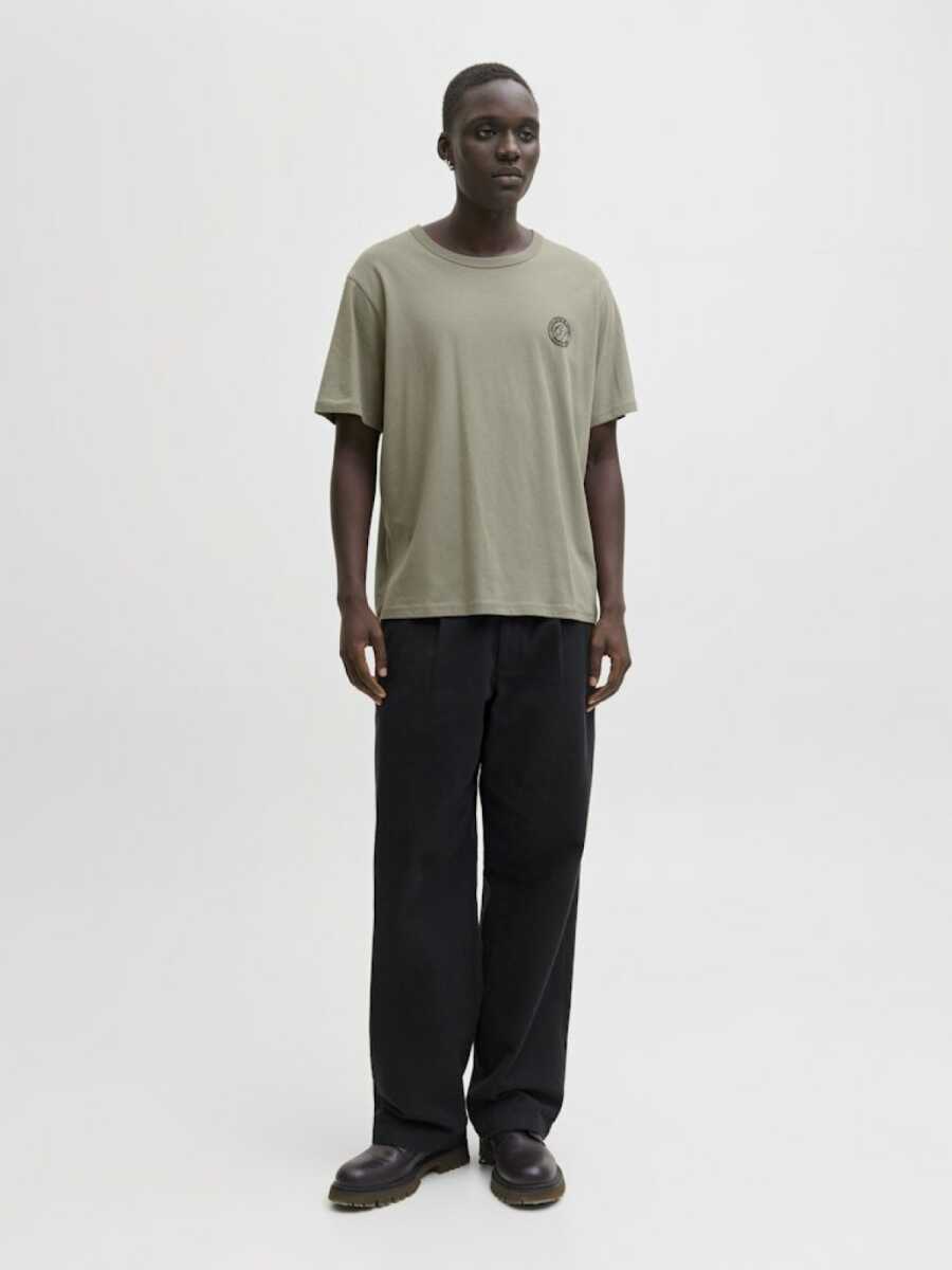 Jack Jones Allıan Relax Fit Bisiklet Yaka Erkek Tişört 12288107 - 2