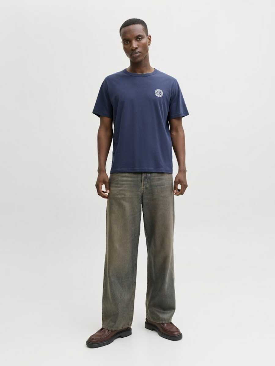 Jack Jones Allıan Relax Fit Bisiklet Yaka Erkek Tişört 12288107 - Jack Jones (1)