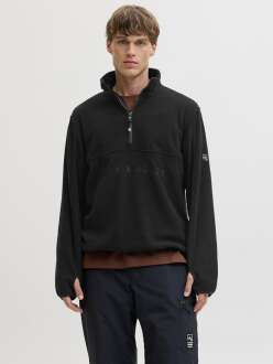 Jack Jones Alpes Half Fleece Fermuarlı Yaka Erkek Polar 12284828 