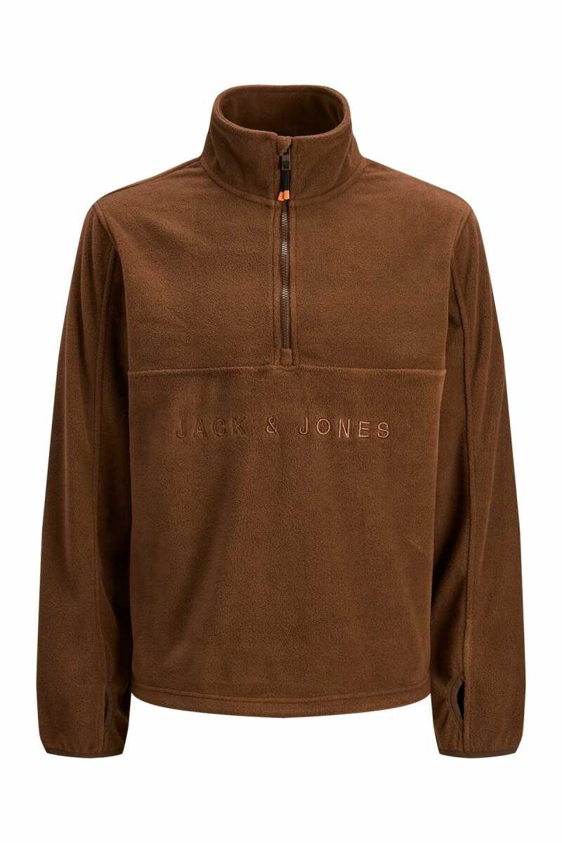 Jack Jones Alpes Half Fleece Fermuarlı Yaka Erkek Polar 12284828 - Jack Jones