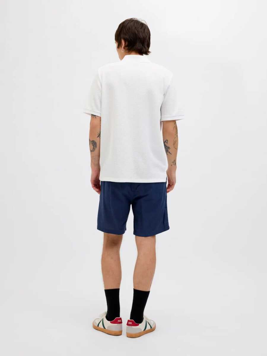 Jack Jones Austın Zıp Fermuarlı Polo Yaka Erkek Tişört 12279177 - 4