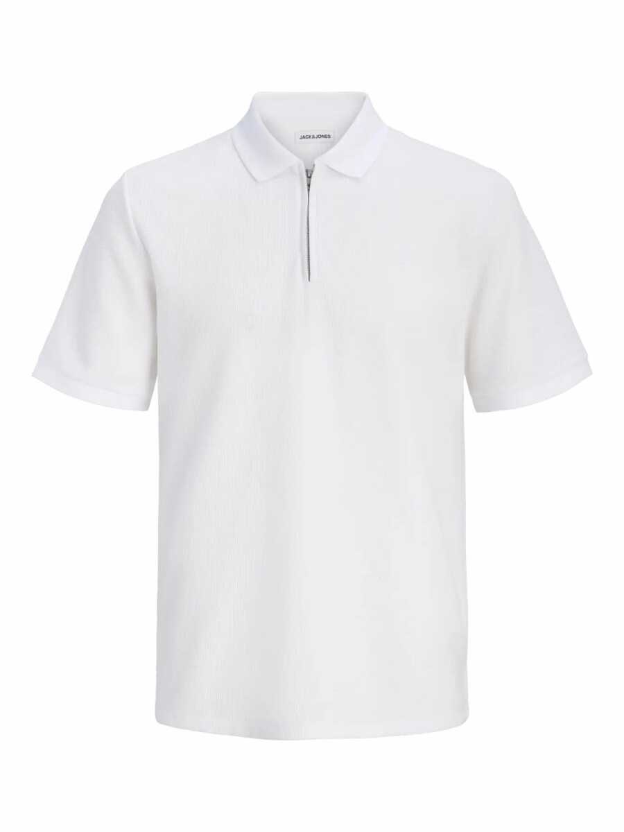 Jack Jones Austın Zıp Fermuarlı Polo Yaka Erkek Tişört 12279177 - 5