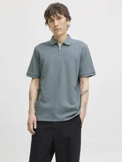 Jack Jones Austın Zıp Fermuarlı Polo Yaka Erkek Tişört 12279177