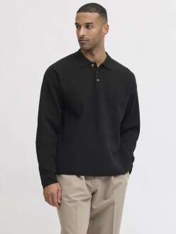 Jack Jones Blabradfort Relax Fit Polo Yaka Erkek Kazak 12285374