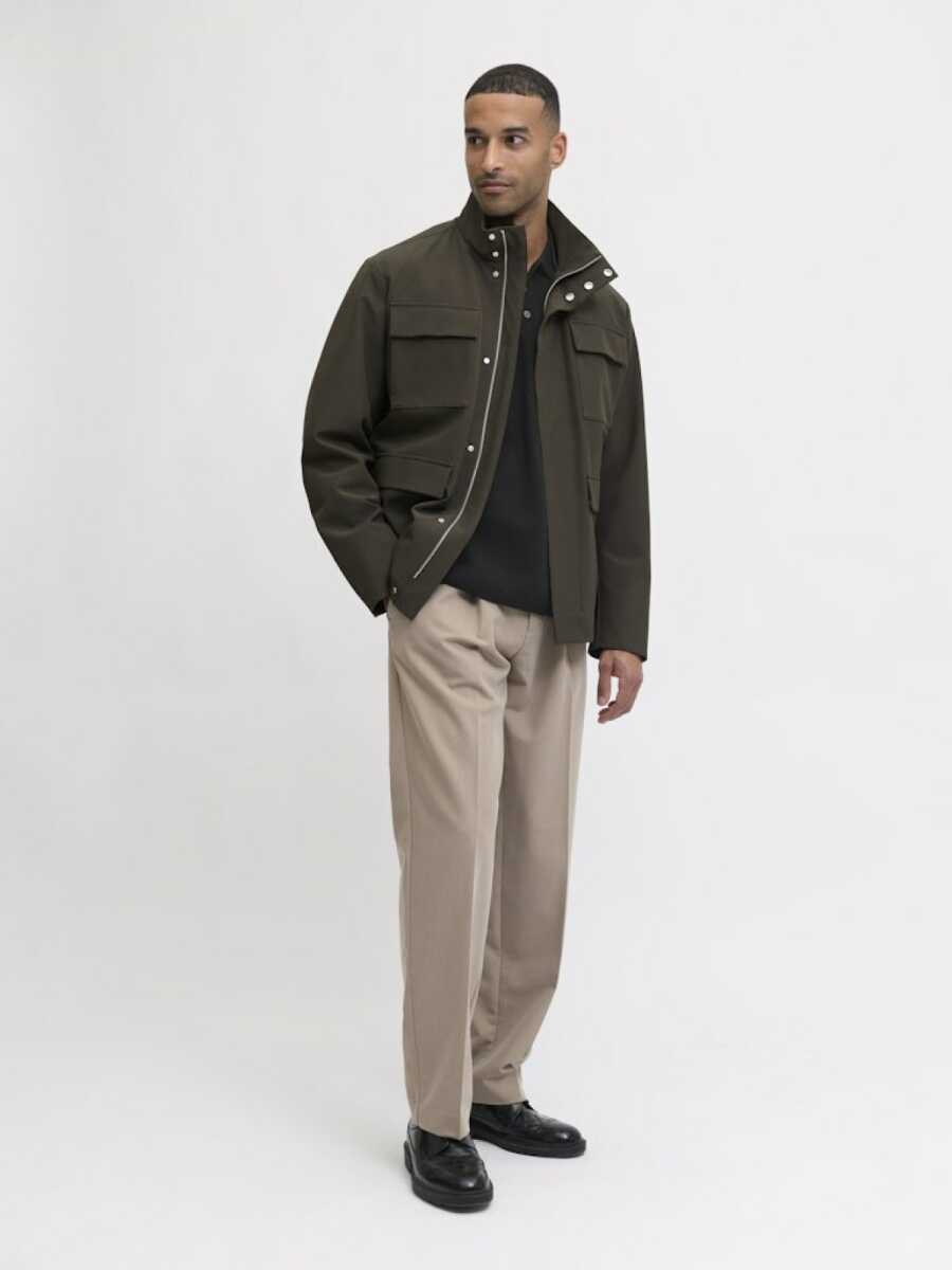 Jack Jones Blabradfort Relax Fit Polo Yaka Erkek Kazak 12285374 (1)