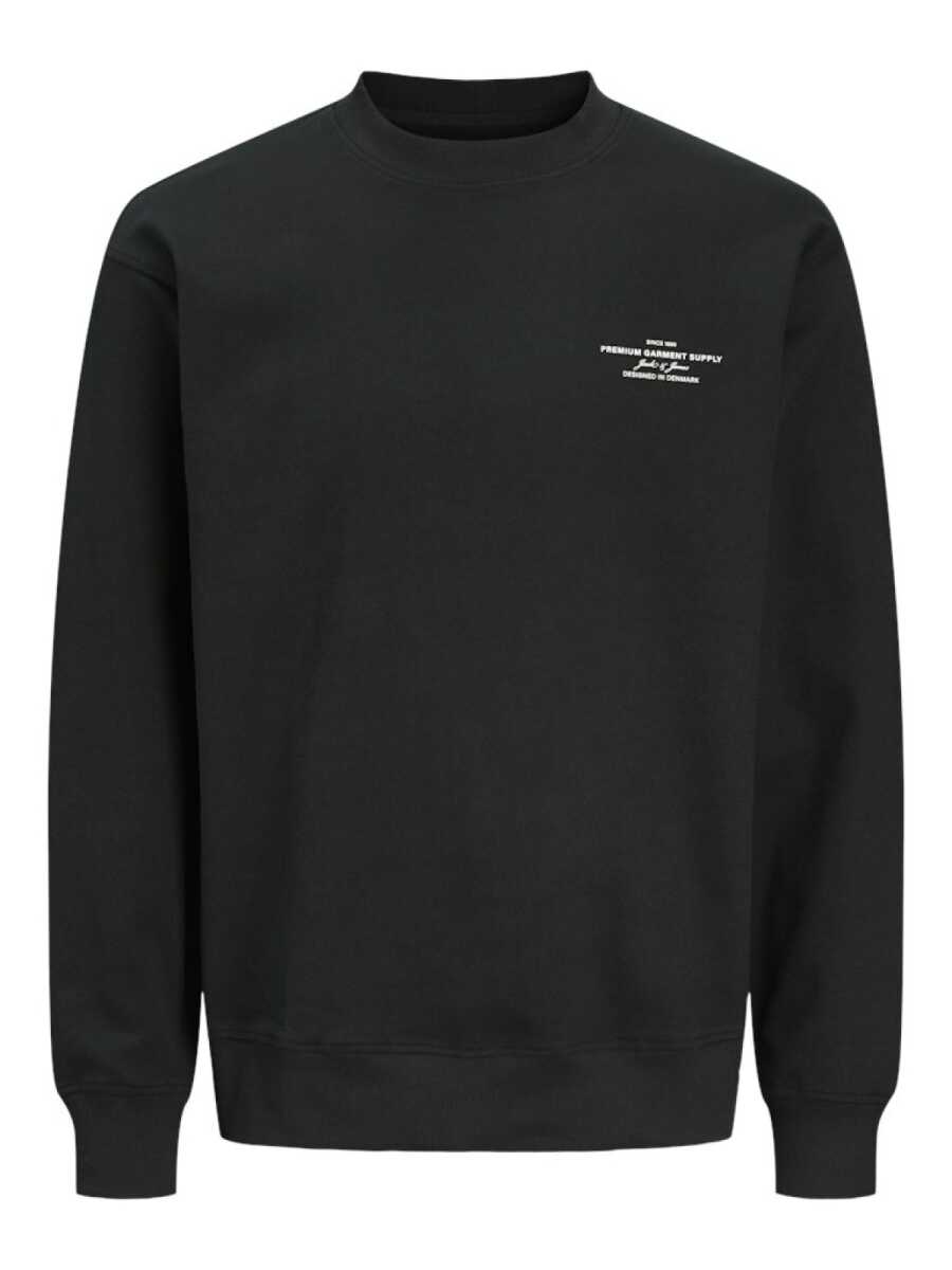 Jack Jones Blachad Brandıng Bisiklet Yaka Erkek Sweat 12261386 - 1