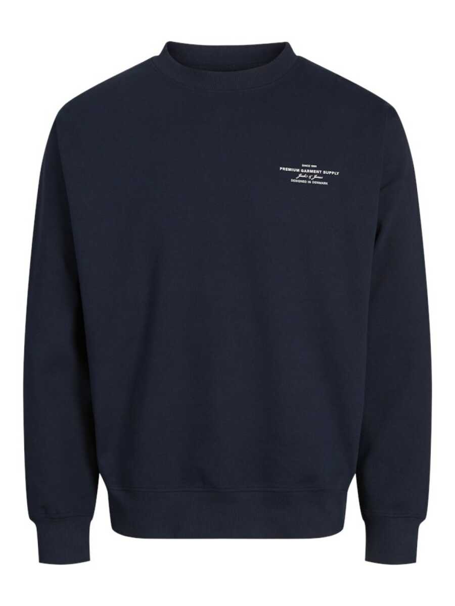 Jack Jones Blachad Brandıng Bisiklet Yaka Erkek Sweat 12261386 - 1