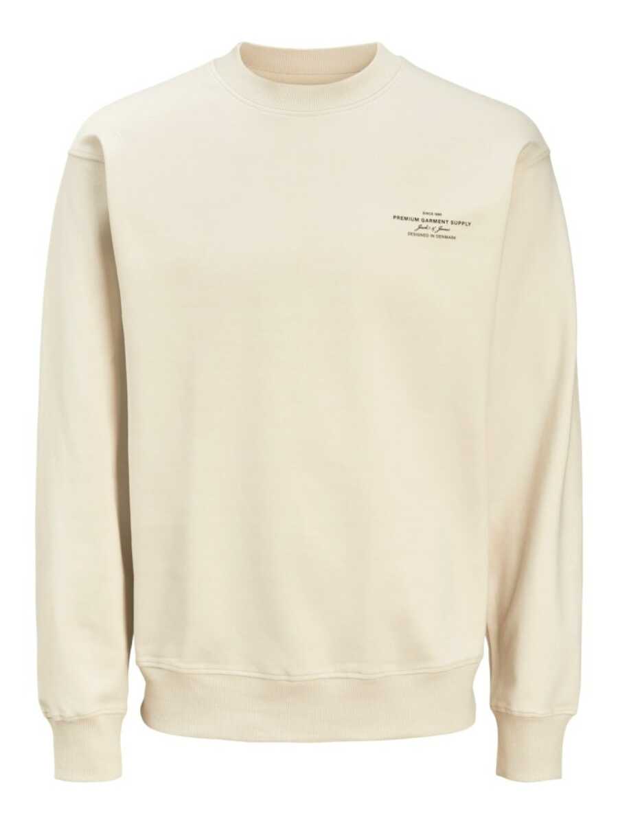 Jack Jones Blachad Brandıng Bisiklet Yaka Erkek Sweat 12261386 - 1
