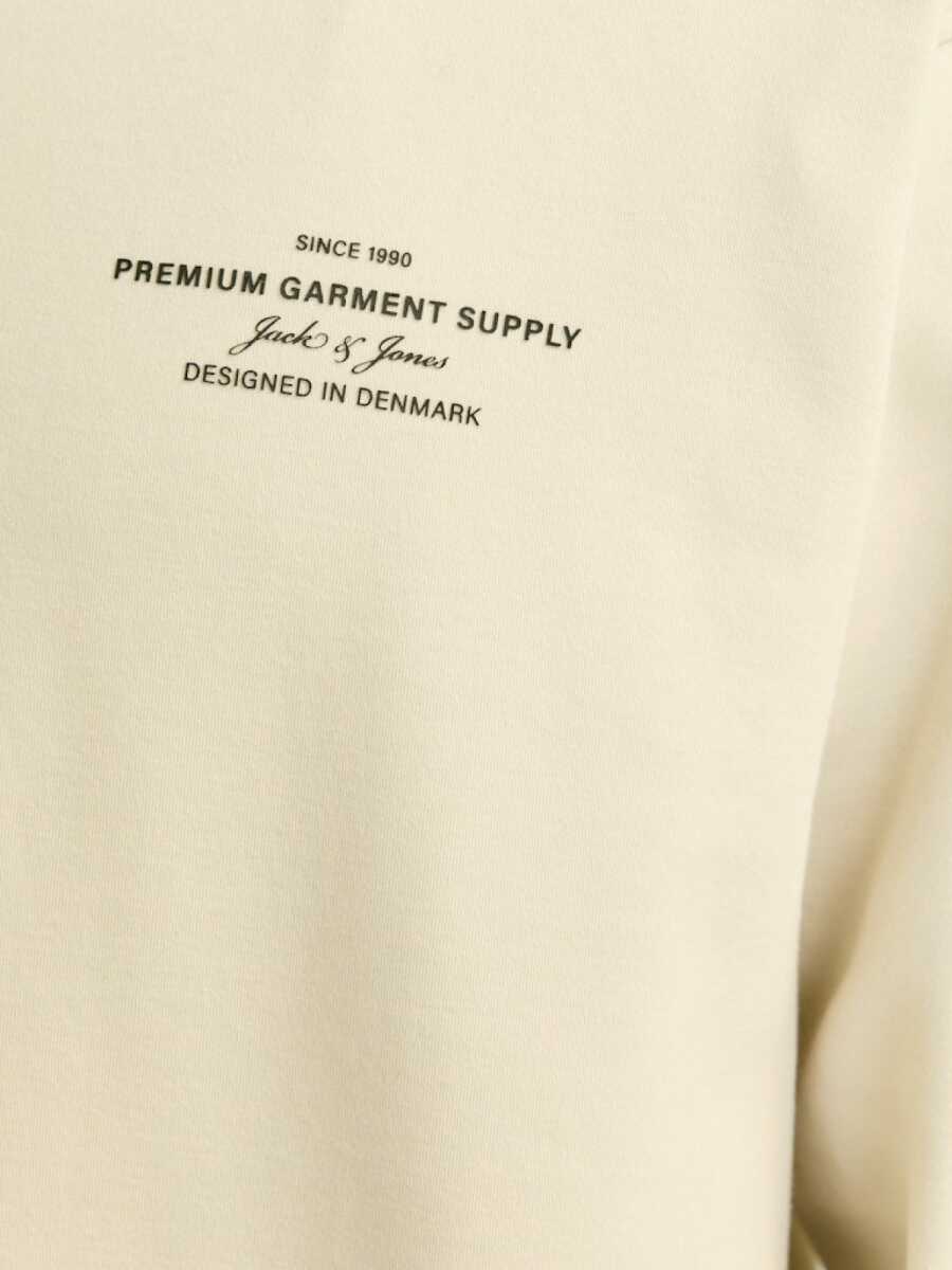 Jack Jones Blachad Brandıng Bisiklet Yaka Erkek Sweat 12261386 - 4