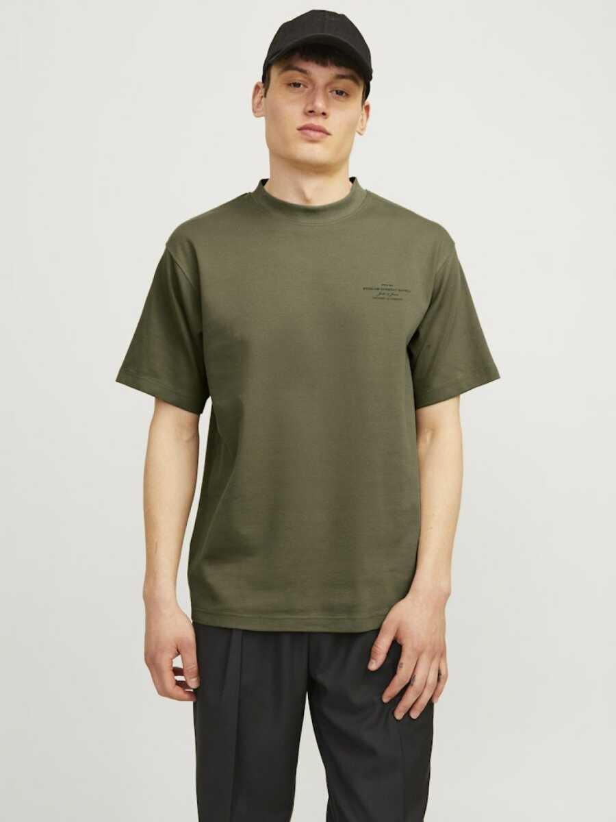 Jack Jones Blachad Brandıng Erkek Tişört 12259357 - 4