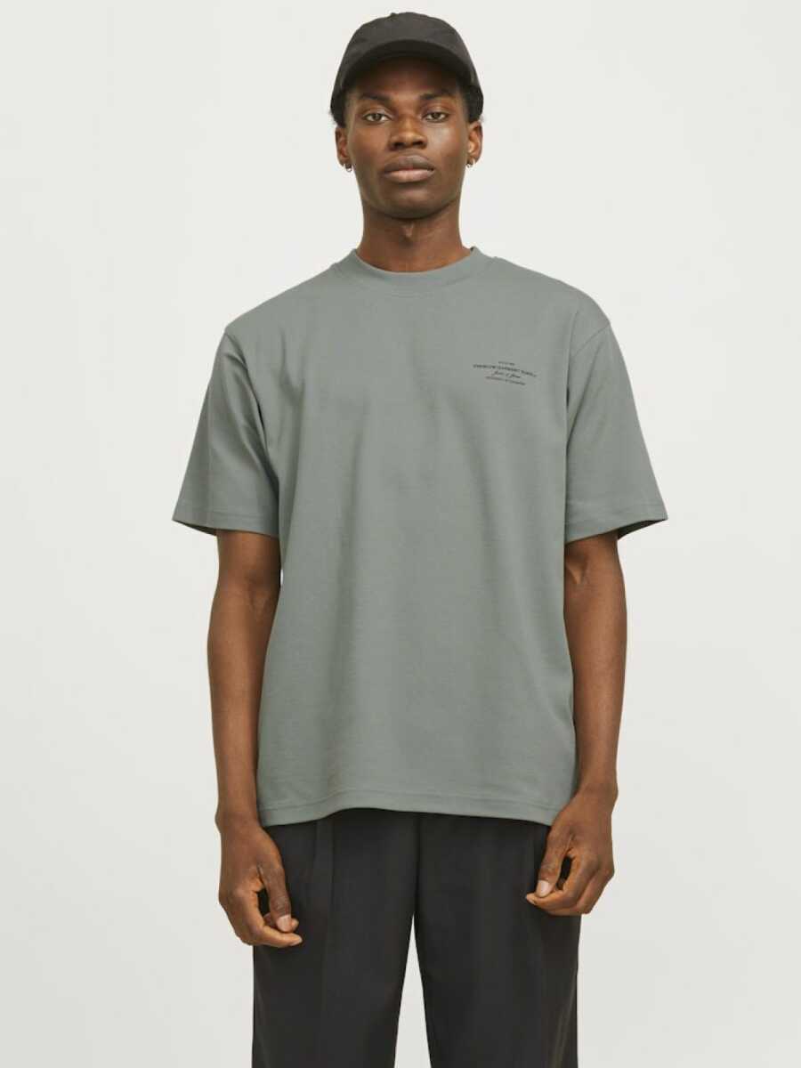 Jack Jones Blachad Brandıng Erkek Tişört 12259357 - 3