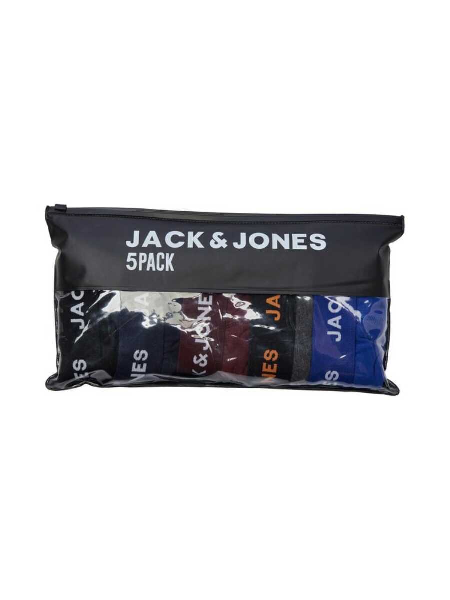 Jack Jones Black 5 Li Paket Erkek Boxer 12167028 - 5