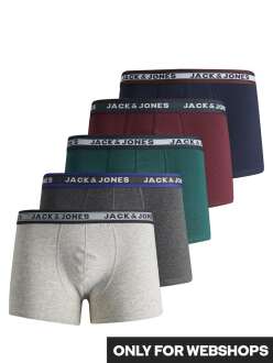 Jack Jones Black 5 Li Paket Erkek Boxer 12167028