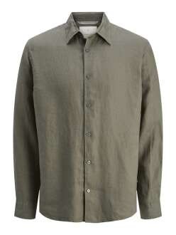 Jack Jones Blalawrence Relax Fit Keten Erkek Gömlek 12273907 