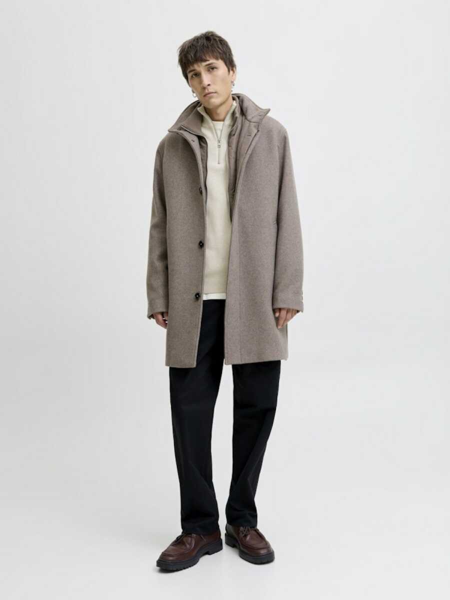 Jack Jones Blamılano Fermuarlı YakaRelax Fit Erkek Kazak 12259664 - 3
