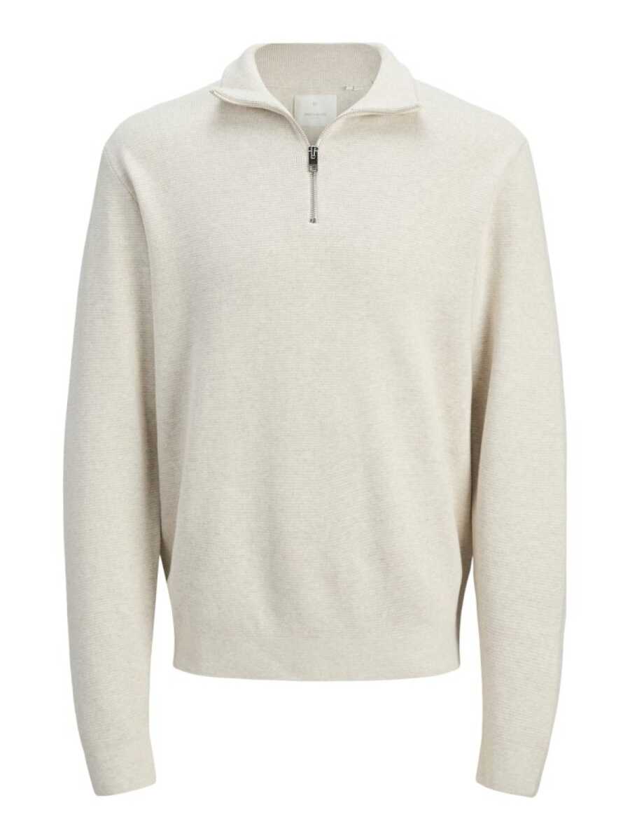 Jack Jones Blamılano Fermuarlı YakaRelax Fit Erkek Kazak 12259664 - 5