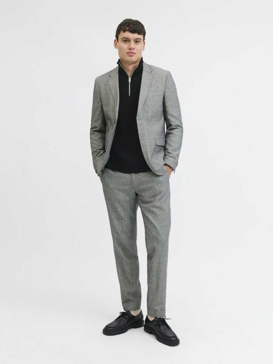 Jack Jones Blamılano Fermuarlı YakaRelax Fit Erkek Kazak 12259664 - Jack Jones (1)