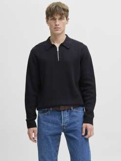 Jack Jones Blamılano Polo Yaka Relax Fit Erkek Kazak 12281743 