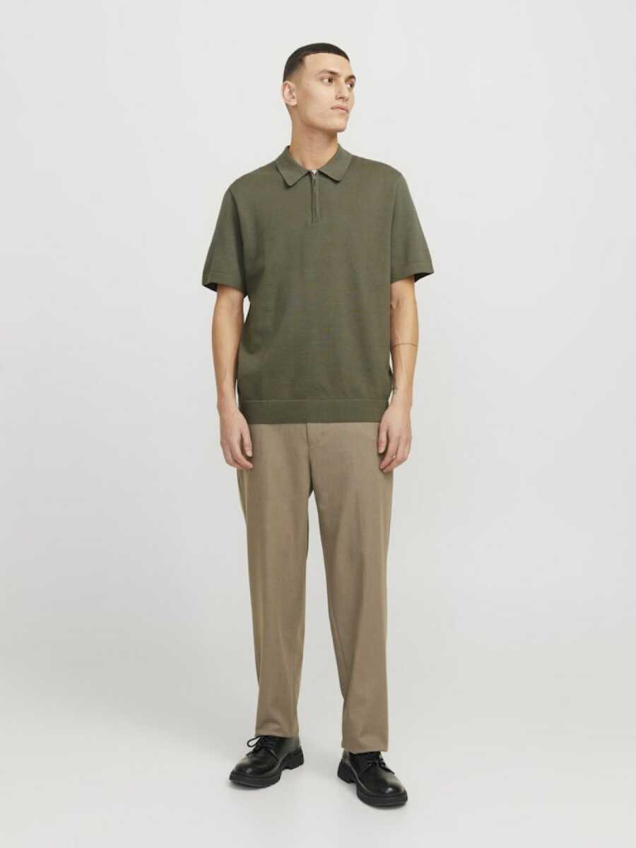 Jack Jones Blamılano Sprıng Knıt Regular Fit Triko Polo Yaka Erkek Tişört - 4
