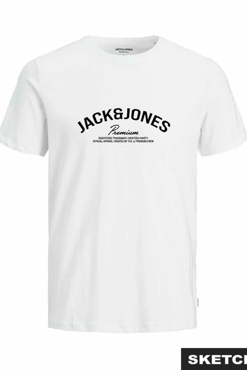 Jack Jones Blatommy Erkek Tişört 12302470 - 1