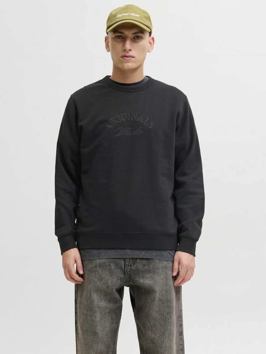 Jack Jones Bleecker Brandıbg Relax Fit Erkek Sweat 12286775 - Jack Jones