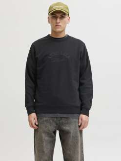 Jack Jones Bleecker Brandıbg Relax Fit Erkek Sweat 12286775 