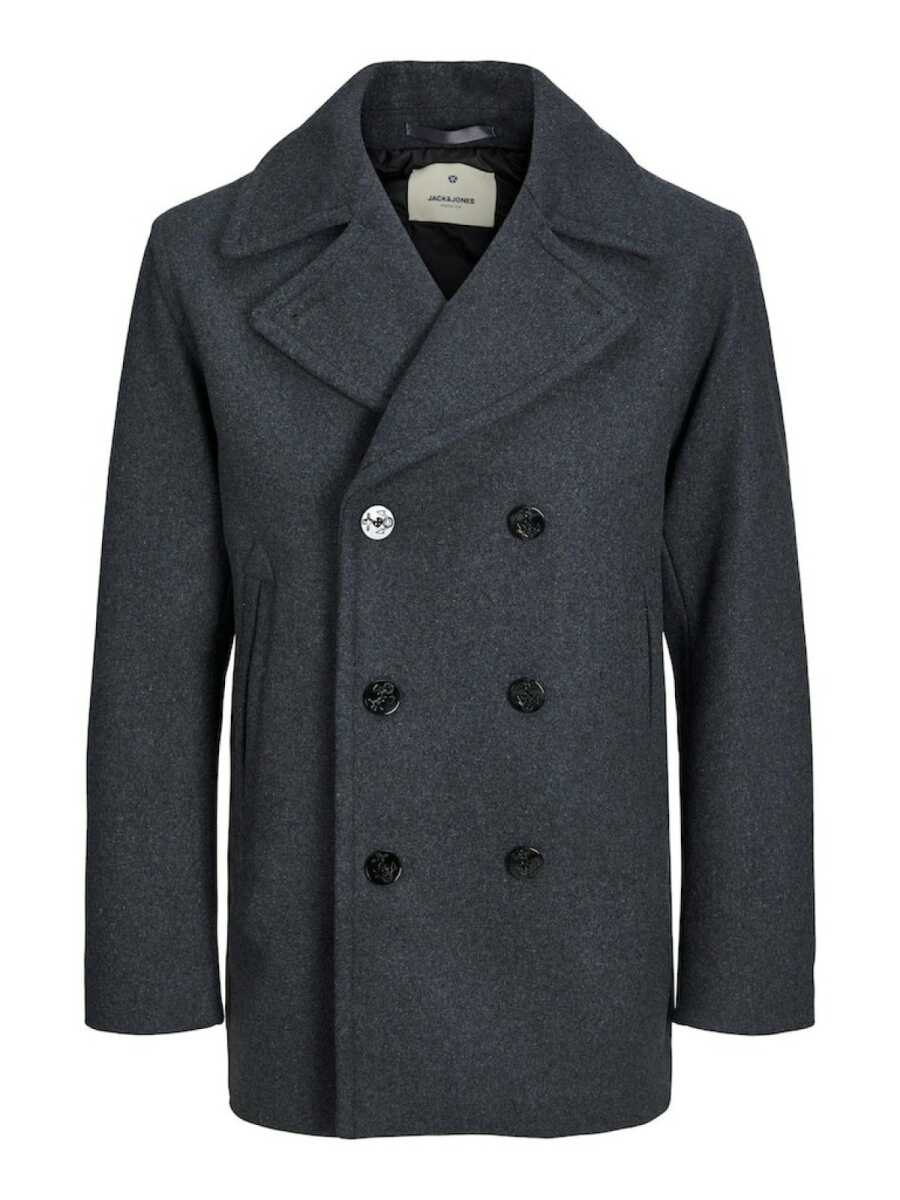 Jack Jones Blucaptaın Wool Pea Coat Erkek Kaşe Kaban 12239479