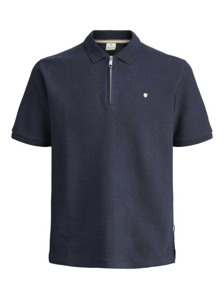 Jack Jones Bluceron Regular Fit Fermuarlı Erkek Polo Yaka Tişört 12284397 - 1