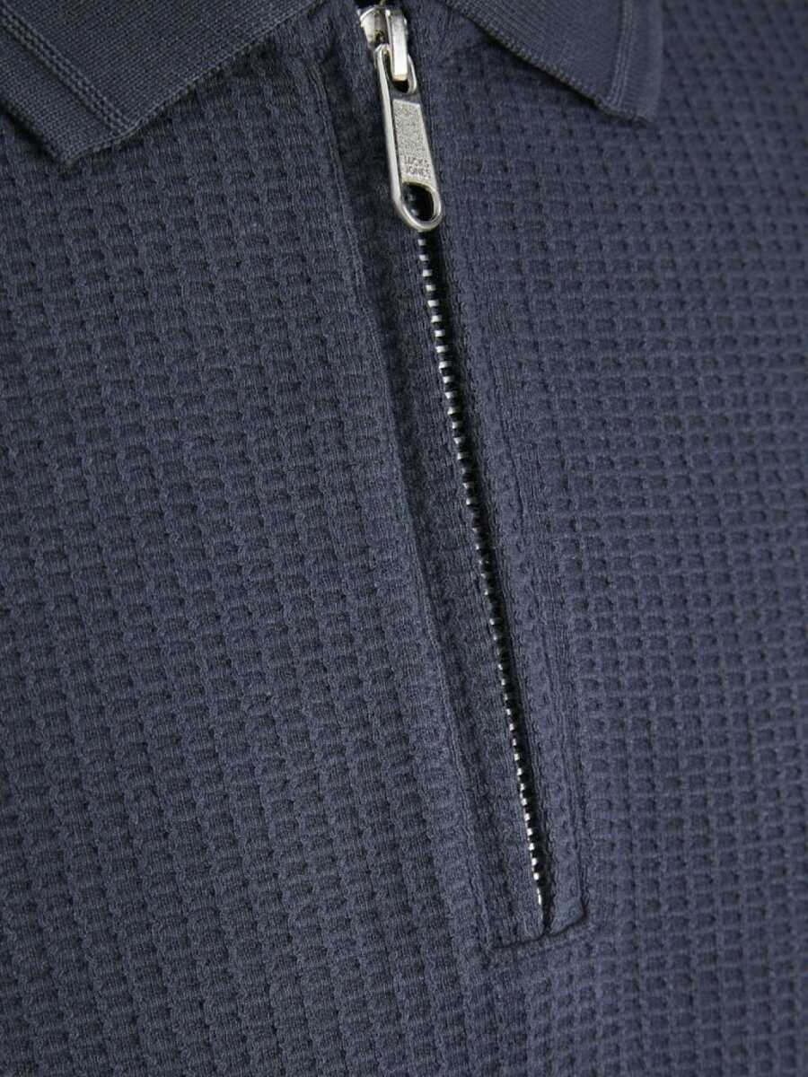 Jack Jones Bluceron Regular Fit Fermuarlı Erkek Polo Yaka Tişört 12284397 - 4