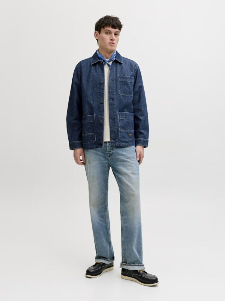Jack Jones Bluderry Denim Regular Fit Erkek Jean Ceket 12307923 (1)