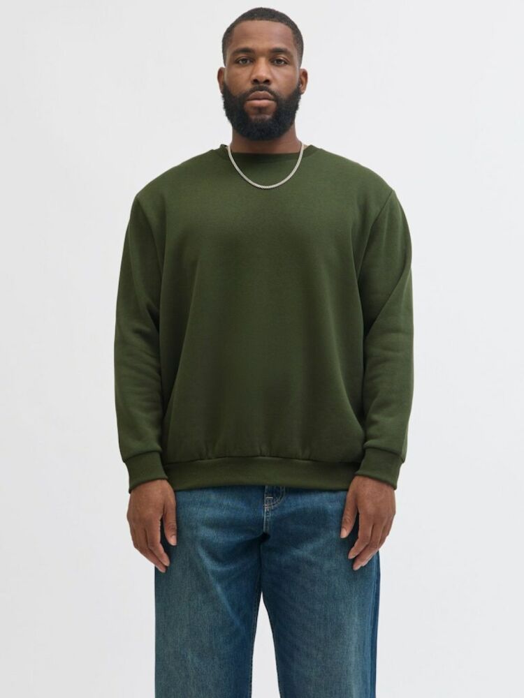 Jack Jones Bradley Bisiklet Yaka Büyük Beden Erkek Sweat 12250594