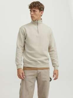 Jack Jones Bradley Fermuarlı Yaka Relax Fit Erkek Sweat 12250747