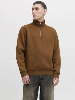 Jack Jones Bradley Fermuarlı Yaka Relax Fit Erkek Sweat 12250747