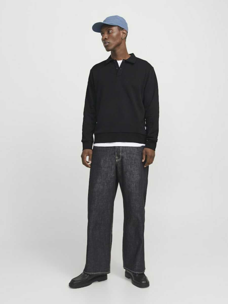 Jack Jones Bradley Polo Yaka Relax Fit Erkek Sweat 12278586 - 2