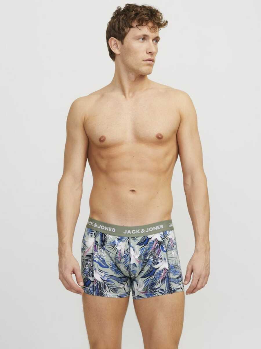 Jack Jones Brady Flower 3 Lü Paket Erkek Boxer 12268495 - 2