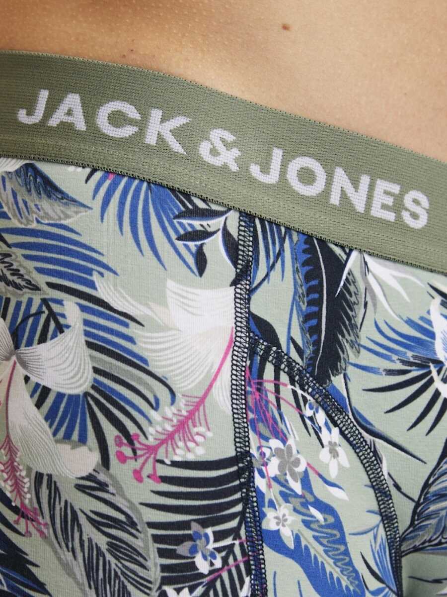 Jack Jones Brady Flower 3 Lü Paket Erkek Boxer 12268495 - 3