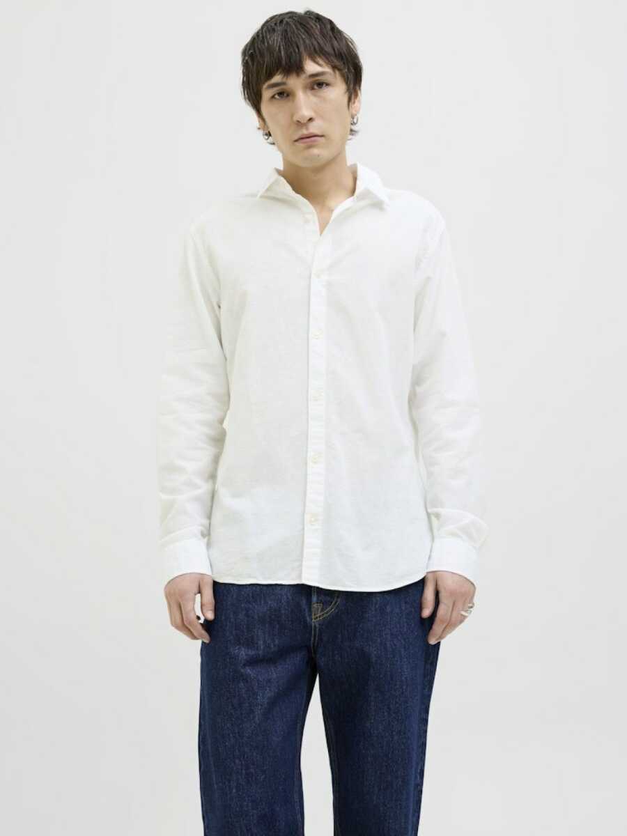 Jack Jones Breeze Keten Slım Fit Erkek Gömlek 12268964 - 4